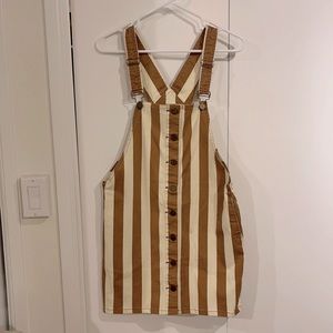 Show Me Your MuMu overall striped dress